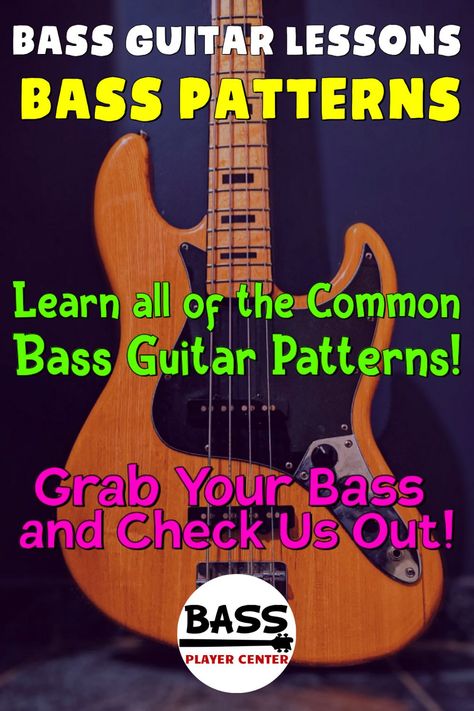 How To Learn Bass Guitar, Learning Bass Guitar, Bass Guitar Basics, Bass Exercises, Bass Patterns, Bass Guitar Tutorial Beginner, Bass Fretboard, Bass Beginner, Bass Riffs