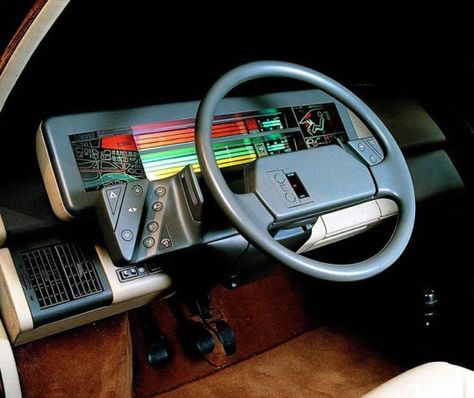 Fall Guy Truck, Pontiac Banshee, 80s Cars, Concept Cars Vintage, 80s Interior, Digital Dashboard, Car Gauges, Wagon Cars, New Retro Wave