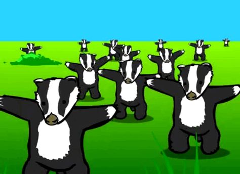 Badger badger badger badger badger badger Charlie The Unicorn, Flash Animation, School Computers, Honey Badger, Smosh, Internet Funny, Steve Jobs, Badger, Internet Archive