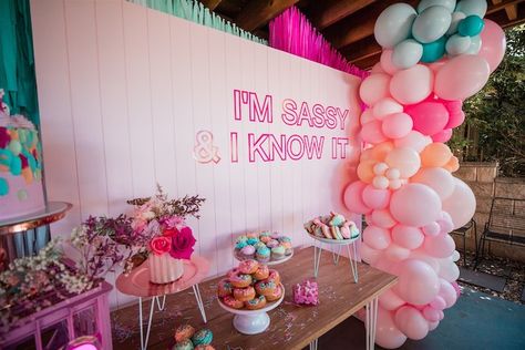 Sassy And I Know It Party, Sassy Six Birthday Party, Sassy Seven Birthday Party, Sassy 7 Birthday Party Ideas, Seven And Sassy Birthday Party, Mommy And Me Party Ideas, Two Sassy Birthday Party Theme, Fabulous Five Birthday Party, Sweet Sassy Birthday Party