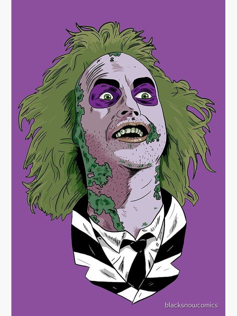 Beetlejuice Painting Canvas, Beetlejuice Drawings, Beetle Juice Drawing, Beetle Juice Art, Beetlejuice Illustration, Beetlejuice Drawing, Beetlejuice Decor, Beetlejuice Wallpaper, Beetlejuice Art