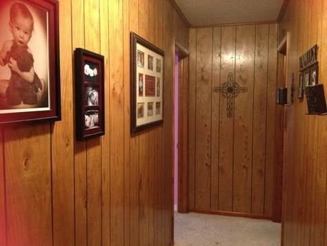 Wood Paneling 3 Wood Paneling Aesthetic, 1980s Wood Paneling, Walnut Wood Paneling, 80s Wood Paneling, 1970s Wood Paneling, 70s Wood Paneling, Paint Over Stained Wood, Wood Paneling Walls, Painting Over Stained Wood