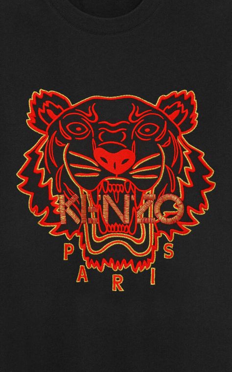 'The Year of the Tiger Capsule Collection' Tiger T-shirt | Kenzo US Tiger Shop, Kenzo Tiger, Year Of The Tiger, Bags For Men, Tiger T Shirt, Black Shop, The Tiger, Craft Business, Capsule Collection