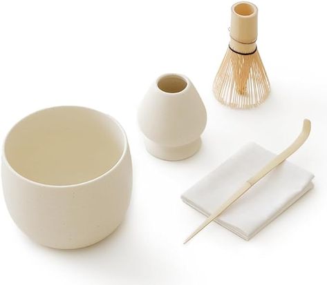 Amazon.com: Matcha Whisk Set, Ceramic Matcha Bowl & Whisk Holder, Bamboo Accessory, Modern Design : Home & Kitchen Coffee Accessories Gift Ideas, Matcha Kit, Design Home Kitchen, Matcha Whisk, Matcha Set, Cat Eye Gel Polish, Gel Nail Kit, Matcha Bowl, Pottery Clay