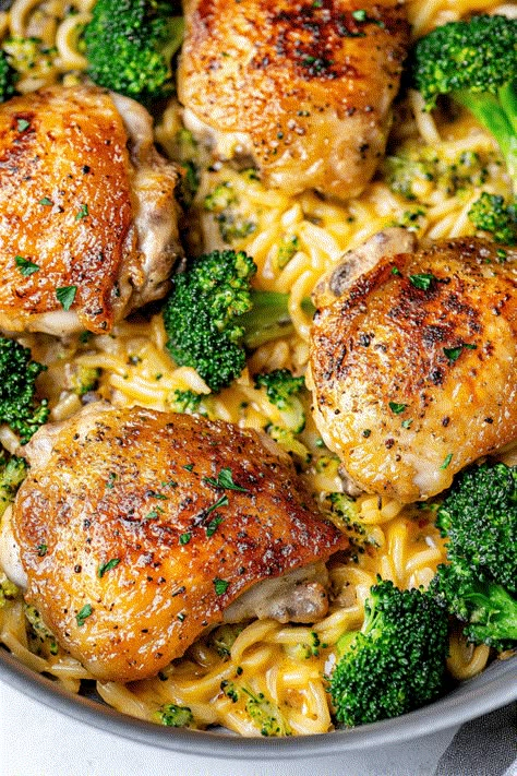 Chicken Broccoli Orzo Recipes, Chicken Recipes With Orzo, Broccoli Cheese Orzo, Cheddar Broccoli Orzo, Chicken Orzo Recipes Healthy, Broccoli Cheddar Orzo, Chicken With Orzo, Chicken Thighs With Orzo, Chicken Thigh Orzo