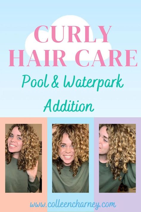 Restore Curly Hair, Water Park Hair, Damaged Curly Hair, Natural Hair Shampoo, Curly Hair Care Routine, Waves Curls, Pool Hairstyles, Curly Girl Method, Hair Starting