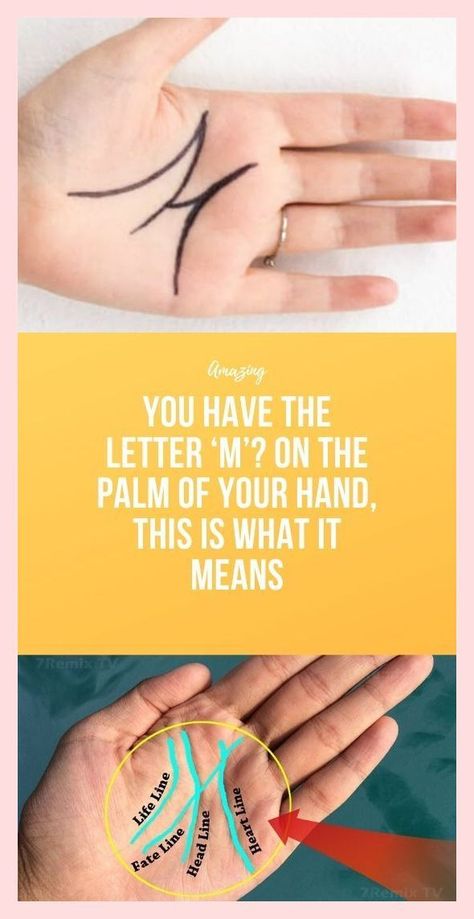 If You Have A Letter ‘M’ On The Palm Of Your Hand, THIS Is What It Means Palm Reading, Oral Health Care, Fitness Challenge, Letter M, Lose 40 Pounds, Palm Of Your Hand, Pearl Jam, Yoga Routine, Healthy Eating Habits