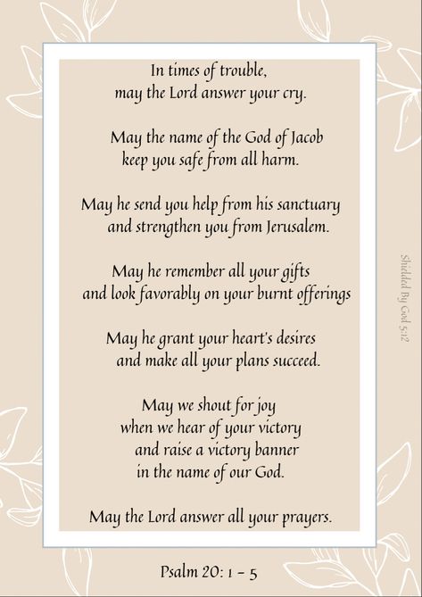 Psalm 20 , Victory Prayer , Trust Psalms 20 Scriptures, Psalm 20 1-5, Psalm 20 Verse 5, Psalm 20:5, Psalms Verses, Psalm 20, Guardian Angels Prayer, Bible Verses About Strength, Dress Ankara