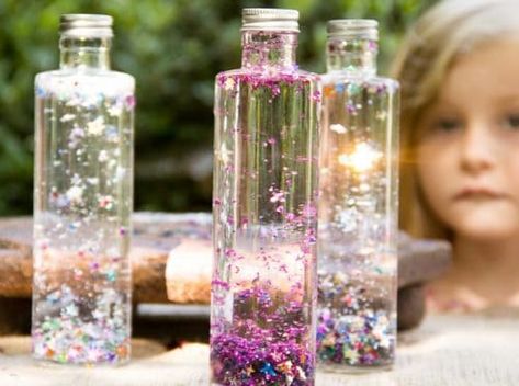 Diy Woodland, Pirate Fairy, Fairy Tea Parties, Tinkerbell Party, Fairy Garden Party, Magic Bottles, Fairy Birthday Party, Sensory Bottles, Fairy Crafts