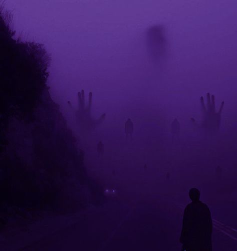 Purple Nightmare Aesthetic, Purple Mist Aesthetic, Purple Occult Aesthetic, Purple Fog Aesthetic, Purple Witchcraft Aesthetic, Dark Purple Astethics, Purple Aesthetic Long Widget, Demon Aesthetic Purple, Dark Purple Asthetics