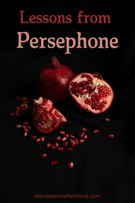 The Greek Goddess Persephone lived a powerful and challenging existence, one of sacrifice and duality. We can use her story as inspiration to honor productivity alongside self-love and introspection, creating harmonious habits and supporting your self-care throughout the upcoming months. Click the link to read the full blog post. #greekmythology #gratitude Elevate divine feminine, poetic quote, divine, the deep, feminine style, how to be more feminine, dark feminine energy, night love quotes, Who Is Persephone, Working With Persephone, Persephone Core, Greek Goddess Persephone, Fall Routine, Goddess Persephone, Persephone Greek Goddess, Feminine Dark, How To Be More Feminine