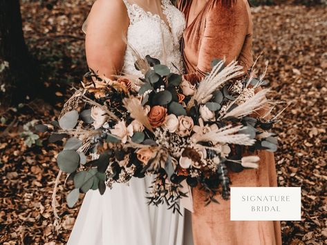 JORDYN COLLECTION Wedding Bridal Bouquet With Sola Wood Flower - Etsy Flower Colouring In, Flower Wedding Bouquet, Bridal Floral Crown, Wood Flower Bouquet, Eucalyptus Bouquet, Chiffon Ribbon, Floral Hair Combs, Wood Flowers, Wooden Flowers