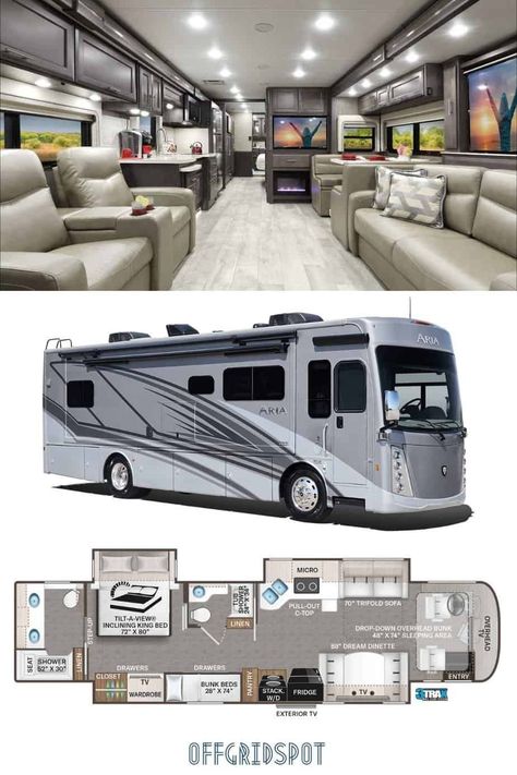 Campervan Design Ideas, Luxurious Rv Interior, Luxurious Campervan, Futuristic Rv Interior, Futuristic Camper Van, Rv Camping Recipes, Mercedes Benz Sprinter Luxury, Small Caravans, Luxury Rv Living