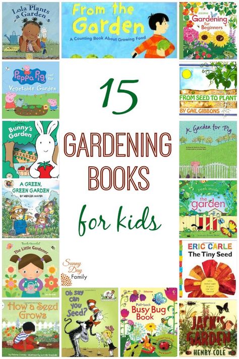 Fiction Books For Kids, Preschool Garden, Books For Toddlers, Non Fiction Books, Gardening Books, Natural Parenting, Story Books, School Garden, Toddlers And Preschoolers