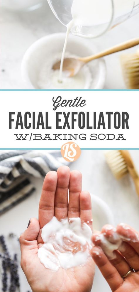 Homemade Exfoliating Scrub, Diy Exfoliating Face Scrub, Gentle Face Exfoliator, Baking Soda Facial, Homemade Facial Scrub, Diy Facial Scrub, Big Nails, Benefits Of Baking Soda, Face Scrub Recipe