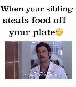 Sibling Memes, Growing Up With Siblings, Siblings Funny, Crazy Funny Memes, Really Funny Memes, Funny Fails, Memes Quotes, Funny Texts, Really Funny