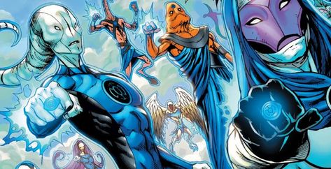 Saint Walker, Emotional Spectrum, Blue Lantern Corps, Lanterns Light, Dc Comics Vs Marvel, Green Lanterns, Lantern Corps, Agent Orange, Blue Lantern