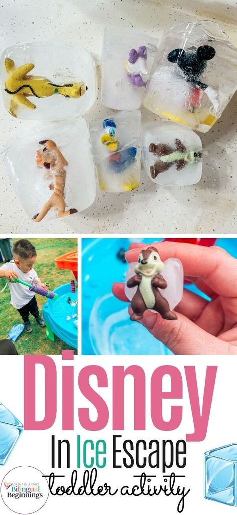 Disney Related Activities, Disney Science Activities Preschool, Disney Science, Disney Crafts Preschool Art Projects, Disney Sensory Activities, Disney Learning Activities, Disney Day Preschool Activities, Preschool Disney Theme, Disney Summer Camp Ideas