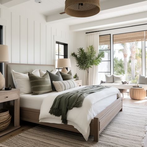 Dive into Coastal Paradise with AI-Generated Interior Brilliance! 🌊🏡✨ Experience the perfect fusion of technology and beachfront beauty in this California beach house. Every corner is curated by AI to captivate your senses and elevate seaside living. Pin this inspiration to transform your space into a coastal haven! 🐚☀️ #CaliforniaBeachHouse #InteriorInspiration #AIHomeDesign #CoastalLiving Cape Cod Bedroom Aesthetic, Coastal Mountain Home, Minimalist Lake House, Coastal Theme Decor, Organic Modern Beach House, Master Bedrooms Coastal, California Beach House Exterior, California Interior Design Style, California Aesthetic Home