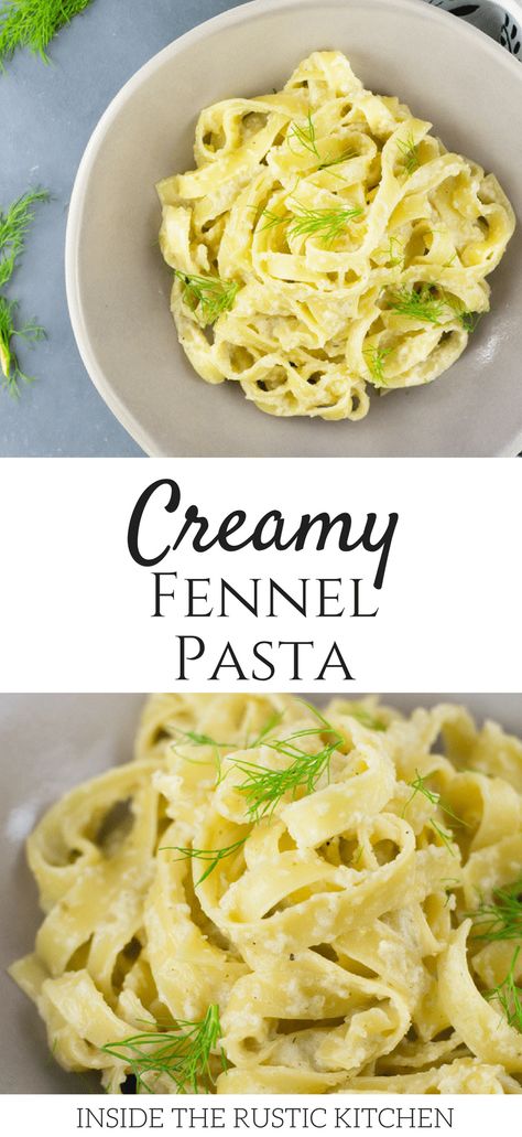 Creamy Roasted Fennel Pasta Fennel Pasta Sauce, Fennel Pasta, Fennel Recipes, Cooking Pasta, Roasted Fennel, Csa Recipes, Fettuccine Pasta, Healthy Pasta, Perfect Pasta