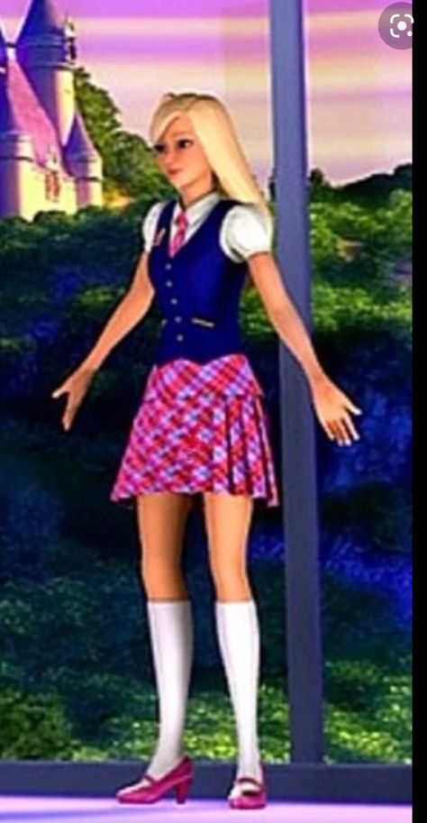 Princess Charm School Uniform, Comicon Outfit, Blair Willows, Movie Premiere Outfit, Barbie Princess Charm School, Princesa Sophia, Queen Isabella, Princess Charm School, Princess Sophia