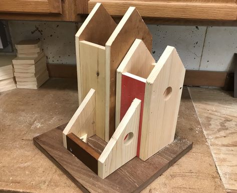 Diy Birdhouse Plans, Birdhouse Woodworking Plans, Birdhouse Plans, Bird House Plans Free, Diy Birdhouse, Wood Working Ideas, Large Bird Houses, Nest Boxes, Woodworking Projects For Beginners