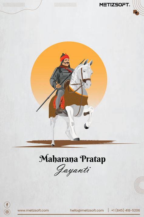 Honoring Maharana Pratap's legacy on his Jayanti. His courage and commitment to freedom inspire us to embrace resilience, defend righteousness, and lead with determination. #maharanapratapjayanti #maharanapratap #courage #inspiration #leadership #happymaharanapratapjayanti #metizsoft Maharana Pratap Jayanti, Maharana Pratap, Content Management System, Creative Ads, Book Quotes, Leadership, Quotes, Quick Saves