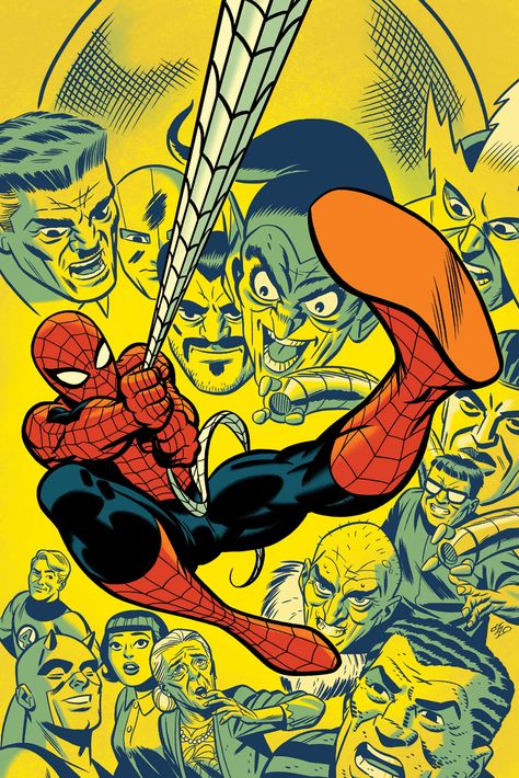 Comic Book Villains, Steve Ditko, Spiderman Artwork, Ultimate Spiderman, Marvel Spiderman Art, Arte Dc Comics, Spiderman Comic, Peter Parker, Amazing Spiderman