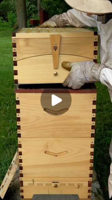 Bowser Bee on Instagram: "Time to add the honey super on the Flow Hive #beekeeper #beekeeping #bees #beehive #honey #flowhive" Beehive Setup, Midevil Bee Keeper, Warre Bee Hive Plans, Flow Hive, Beekeeping Equipment, Big Yard, Bee House, Warre Hive Beekeeping, Bee Keeper