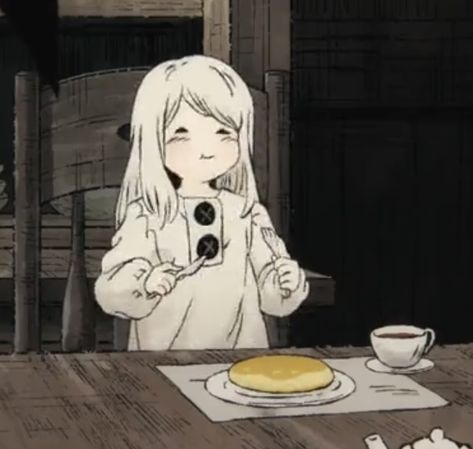 This is from the scene where the teacher made pancakes for Shiva in the first episode of “The Girl From The Other Side” The Girl From The Other Side Pfp, The Girl From The Other Side Teacher, The Girl From The Other Side, Wolf’s Rain, Art Alevel, Dancing Aesthetic, Fantasy Collection, Fairy Book, Japanese Animation