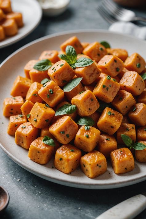 A photo of a  Sweet Potato Gnocchi a Gnocchi Recipes Gnocchi Easy, Homemade Potato Gnocchi, Butter Sage Sauce, Make Gnocchi, Gnocchi Recipes Homemade, Burnt Butter, Sage Sauce, Gnocchi Dishes, Pumpkin Gnocchi