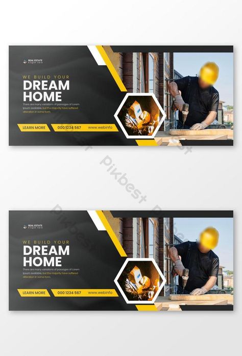 Timeline Cover, Facebook Timeline Covers, Timeline Covers, Facebook Timeline, About Business, Build Your Dream Home, Graphics Illustration, Web Banner, Banner Template