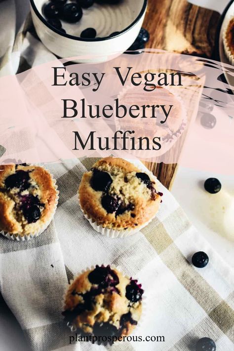 Egg Free Blueberry Muffins, Blueberry Muffins No Egg, Blueberry Flax Muffins, Frozen Blueberry Muffins, Easy Vegan Blueberry Muffins, Plant Based Blueberry Muffins, Vegan Gluten Free Blueberry Muffins, Frozen Blueberry Recipes, Dairy Free Blueberry Muffins