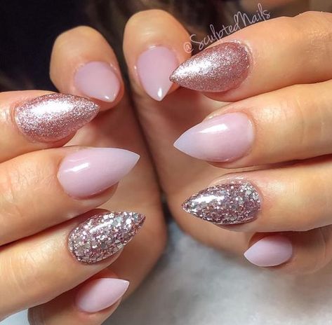 "Discover the elegance of Classy and Cute Short Stiletto Nails! Perfect for anyone who loves a bold look without the length. Explore designs that blend sophistication with a touch of edge. #StilettoNails #NailStyle #ShortNails #ChicNails #FashionForward" Short Stilleto Nails Glitter, Cute Short Stiletto Nails, Small Stilleto Nails, Short Stilleto Nails Almond, Short Pointy Nails Almond, Short Stelito Nails, Short Claw Nails, Short Pointed Nails, Nails Witchy