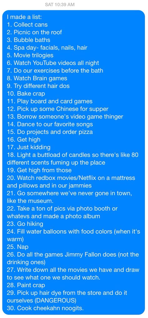 Non-girly things to do with your best friend. Girly Things To Do, What To Do With Friends, Do With Your Best Friend, Brain Games For Kids, Bff Bucket List, Friends At Home, Best Friend Bucket List, Friend Stuff, Order Pizza