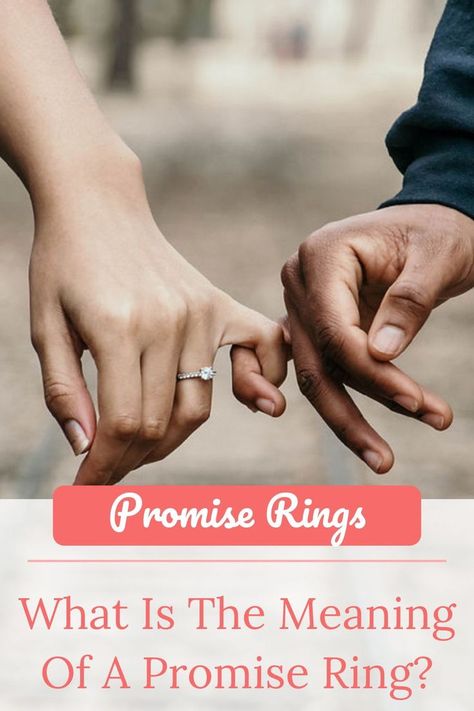 The giving of promise rings is practiced by some couples. It symbolizes the love that a man has for the woman that he gives it too. This piece of jewelry is a reminder of the promises they have for each other and the love they will have forever. If you like what you see be sure to save this pin to your Wedding Planning Boards so you don’t lose it! #symbols#jewelry#love#SmartestBrides What Does A Promise Ring Mean, A Promise Ring, Wedding Planning Boards, Rings With Meaning, Cute Promise Rings, Wedding Venue Locations, Unique Promise Rings, Romantic Poems, Purity Ring