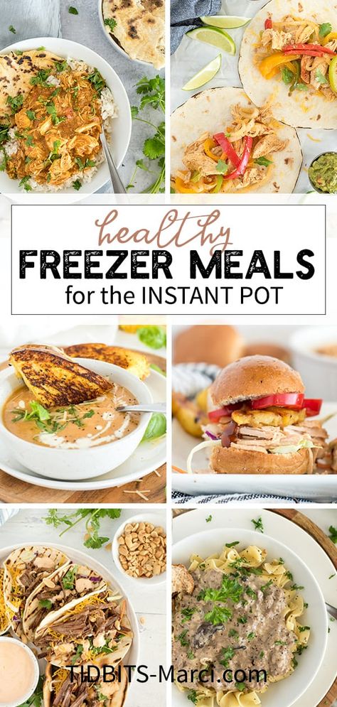 Healthy Freezer Meals for the Instant Pot Baby Meal Prep, Freezer Meals Recipes, Summer Slow Cooker, Meals Instant Pot, Summer Slow Cooker Recipes, Instant Pot Freezer Meals, Freezing Leftovers, Instant Pot Freezer, Chicken Freezer Meals