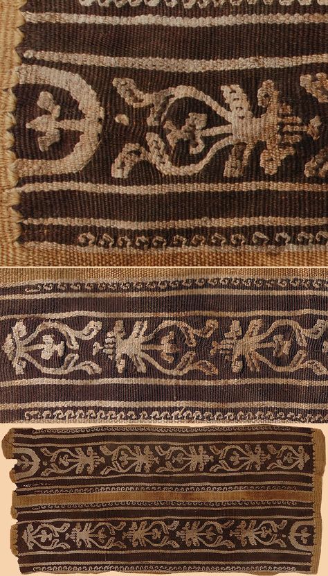 Antique Ancient Egyptian Textile Tunic Border Textile  300-200 B.C Ancient Egyptian Colour Palette, Ancient Egyptian Embroidery, Egyptian Fabric Pattern, Egyptian Textiles, Egyptian Fabric, Ancient Egyptian Textiles, Egyptian Motifs, Egyptian Handmade Carpets, Old Egypt