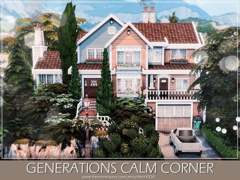 The Sims Resource - Generations Calm Corner Living Room Sims 4, Pool Gazebo, Sims 4 House, Calm Corner, The Sims 4 Lots, Luxury Beach House, Dream Mansion, Monster House, Sims 4 House Design