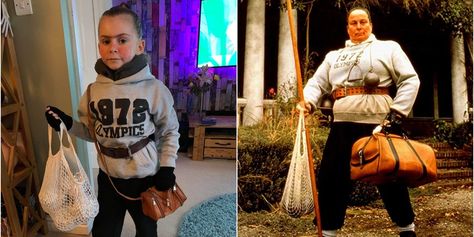 Lilly Cant went viral after dressing up as Miss Trunchbull complete with a fake hairy mole, a bag of shot puts, and a bushy monobrow. Miss Trunchbull Costume, Trunchbull Costume, Agatha Trunchbull, Matilda Costume, Miss Trunchbull, Mara Wilson, World Book Day Costumes, Book Day Costumes, Fill In Brows