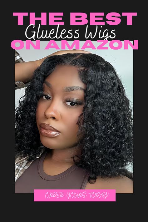 Best Human Hair Wigs On Amazon, Natural Hair Wigs For Black Women, Glueless Curly Wigs For Black Women, Best Wigs For Black Women, Amazon Wigs Black Women Cheap, Best Amazon Wigs For Black Women, How To Put On Glueless Wig, Hd Glueless Wig, Amazon Wigs Black Women