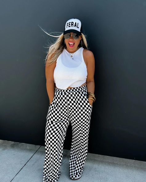 We just posted our first round of fall and we couldn’t be more obsessed!!! snag your favorite pieces on the site!🖤 Salon Fits, Checker Pants, Fun Outfits, Checkered Pants, Buttery Soft Leggings, Closet Inspiration, Country Concert, Alt Fashion, Soft Leggings