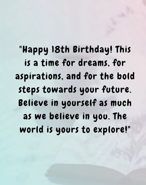 Quotes For 18th Birthday, 18th Birthday Card Ideas, 18th Birthday Quotes, Wishes For Daughter, Birthday Poems, 18th Birthday Cards, Poem Quotes, Quotes For Kids, 18th Birthday