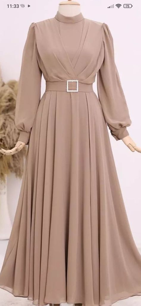 [AffiliateLink] 90 Perfect Muslim Fashion Dress Simple Ideas You'll Want To Use This Summer #muslimfashiondresssimple Muslim Fashion Dress Gowns, Muslim Fashion Dress Simple, Simple Long Dress, Islamic Fashion Dresses, Pretty Dresses Casual, Stile Hijab, Simple Gowns, Fancy Dresses Long, Modest Dresses Casual