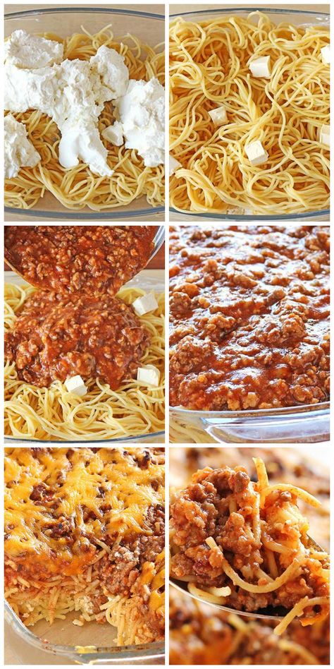 Million Dollar Spaghetti ~ Spaghetti, spaghetti sauce, beef and cream cheese mixture meal … that tastes like a million bucks. Spaghetti Large Group, Million Dollar Spaghetti For 2, Million Dollar Spaghetti Six Sisters, Spaghetti With Hamburger Meat, Spaghetti With Cream Cheese Recipes, Gluten Free Million Dollar Spaghetti, Million Dollar Spegetti Casserole, Spaghetti Hot Dish, Spaghetti Night Ideas