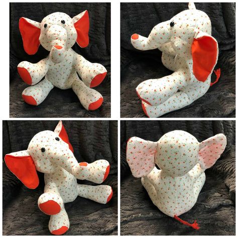 Excited to share the latest addition to my #etsy shop: Elephant/memory elephant/handmade elephant/memory of loved one/Keepsake elephant/memory keepsake/loved ones elephant/legacy elephant Memory Elephant, Reuse Old Clothes, Recycle Old Clothes, Stuffed Elephant, Elephant Shower, Handmade Soft Toys, Handmade Elephant, Elephant Birthday, Lucky Elephant