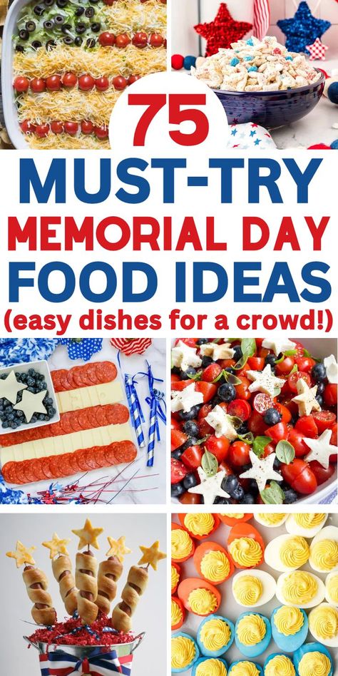 bbq menu ideas parties Fourth Of July Food Ideas, 4th Of July Food Ideas, July Food Ideas, July Appetizers, 4th July Food, 4th Of July Food, Memorial Day Foods, July Desserts, Patriotic Food