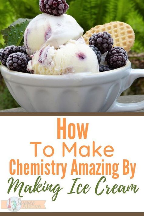 Healthier Ice Cream, Primary Science Activities, High School Science Activities, High School Science Experiments, Applied Chemistry, Ice Cream Science, Ice Cream Lab, Ice Cream In A Bag, Kindergarten Science Activities