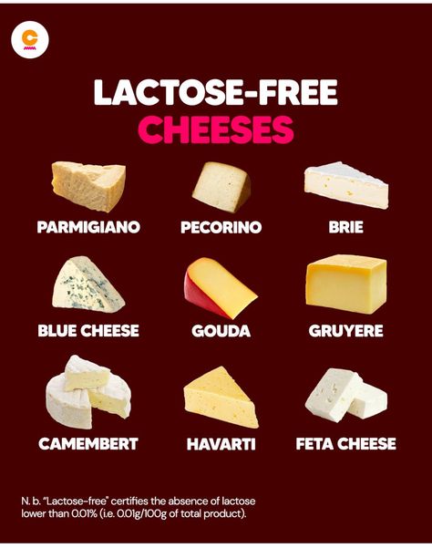 Lactose Intolerant Recipes, Lactose Free Cheese, Recipes Easy Quick, Cookist Wow, Lactose Free Recipes, Farmers Cheese, Healthier Options, Lactose Intolerant, Cheese Platters