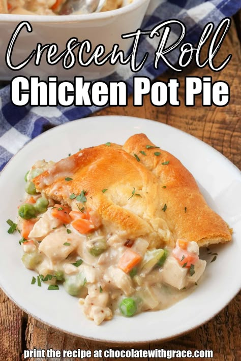 Chicken Pot Pie Ring, Crescent Roll Pot Pie Pillsbury, Chicken Pot Pie Crossiant Crust, Chicken Potpie With Crescent Rolls, Crossiant Chicken Pot Pie, Chicken Pot Pie Cresent Rolls, Chicken Pot Pie Pillsbury Crescent Rolls, Chicken Potpie Easy Crescent Rolls, Crescent Pot Pie Recipe